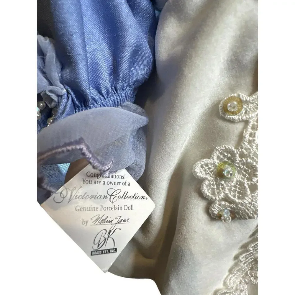Doll porcelain 16”VICTORIAN COLLECTION DOLL By Melissa Jane